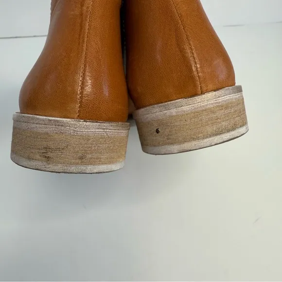 Free People Sun Valley Leather Sandals Women's Size 7 Tan Color