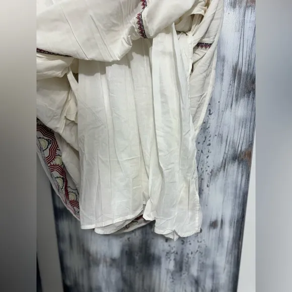 Free People Sweet Escape Midi Embroidered Bohemian Dress Size Medium ~ NWOT