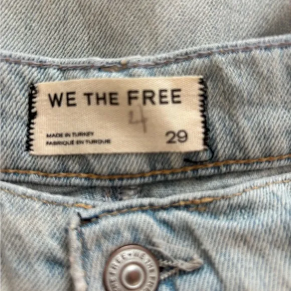 Free People We the Free Westward Demi Jeans in Fade Into You Size 29. NWT
