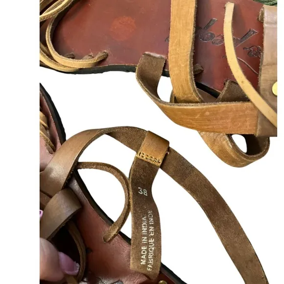 Free People Willow Sandal - Women's Shoes in Tan Safari SZ 8