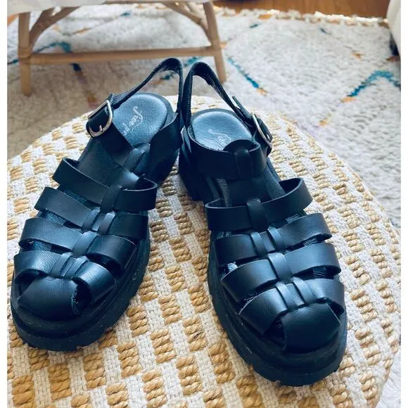 Free People Women's Delaney Fisherman Platform Sandals