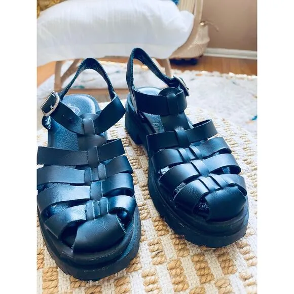 Free People Women's Delaney Fisherman Platform Sandals
