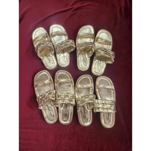 Free People Woven River Slip-On Sandals Size 38. SH2