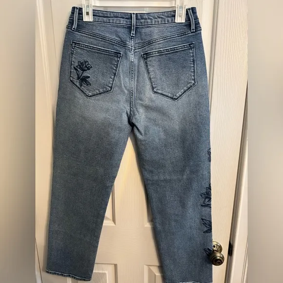 Free People x Driftwood Floral Embroidered Royce Jeans NWT