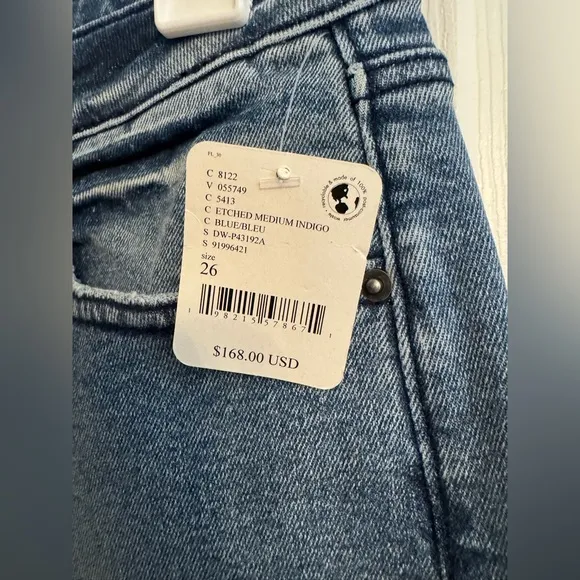 Free People x Driftwood Floral Embroidered Royce Jeans NWT