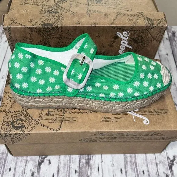 Free People Surfisde Daisy Mary Jane Espadrilles