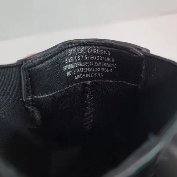 French Connection Chrissy Heeled Chelsea Booties Size 7.5