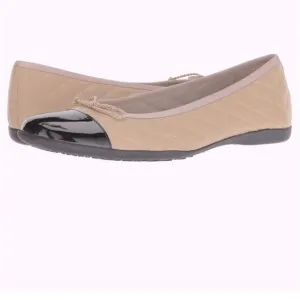 French Sole F/S Women's Passport Ballet Flats In Pink &amp; Black Size 9