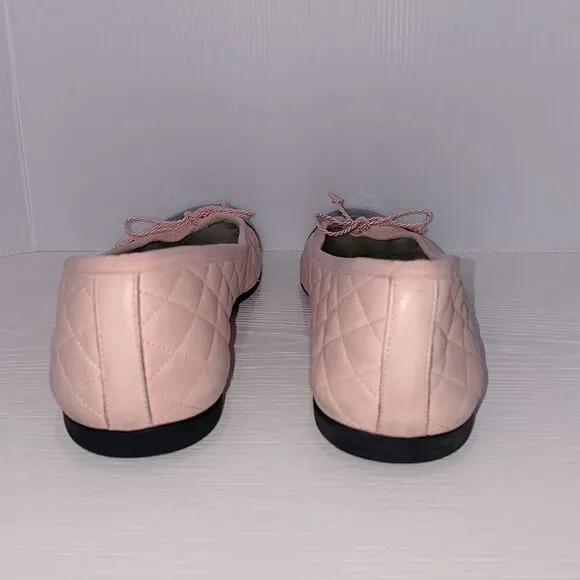 French Sole F/S Women's Passport Ballet Flats In Pink &amp; Black Size 9