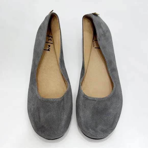 French Sole FS/NY Zeppa Low Wedge Flats Size 11