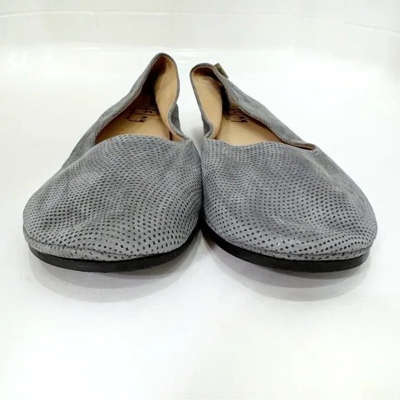French Sole FS/NY Zeppa Low Wedge Flats Size 11
