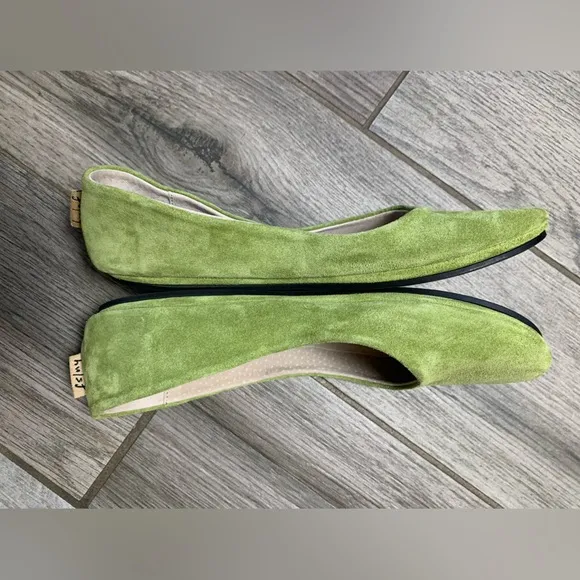 French Sole‎ Suede 🍋‍🟩 Flats
