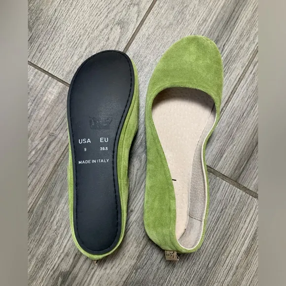 French Sole‎ Suede 🍋‍🟩 Flats
