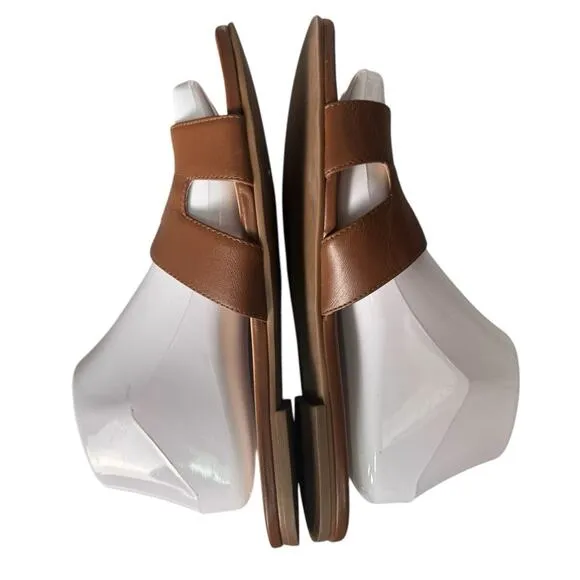 French Sole Tuckernuck Womens Size 8.5B Cognac Brown Leather Alibi Sandals Flats