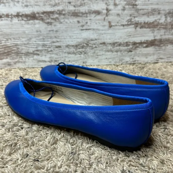 French Sole Womens Nicky Hilton - Kathy Navy Ballet Flats Size 7.4 fs/ny