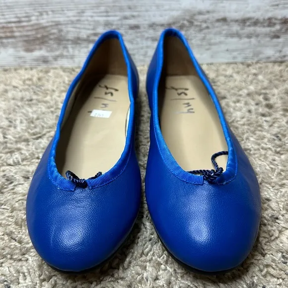 French Sole Womens Nicky Hilton - Kathy Navy Ballet Flats Size 7.4 fs/ny