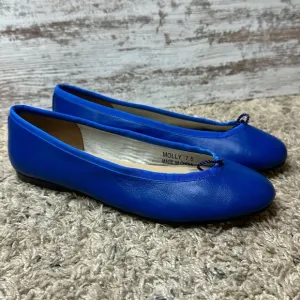 French Sole Womens Nicky Hilton - Kathy Navy Ballet Flats Size 7.4 fs/ny
