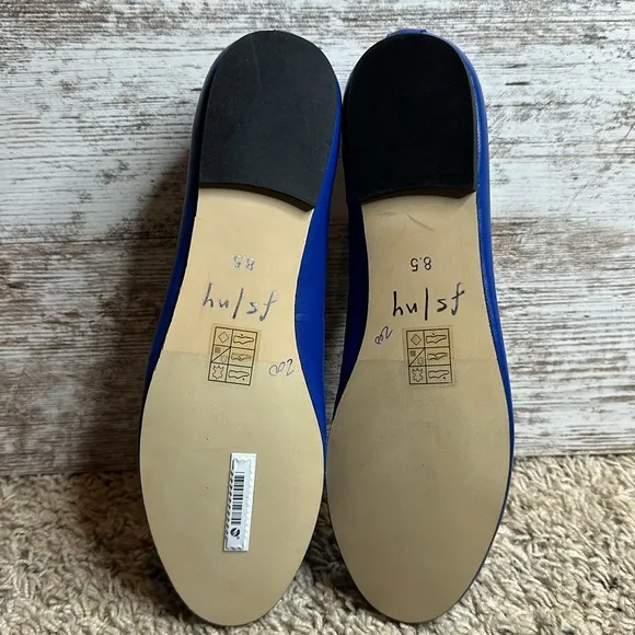 French Sole Womens Nicky Hilton - Kathy Navy Ballet Flats Size 8 Medium (B, M)