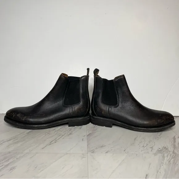 Frye Bowery Black Brown Men’s Chelsea Boot 9 1/2 D