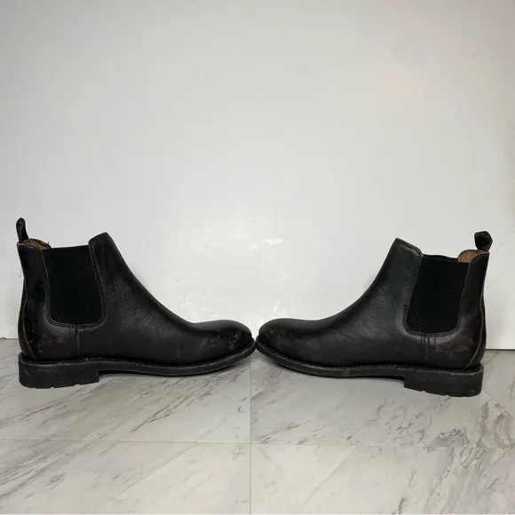 Frye Bowery Black Brown Men’s Chelsea Boot 9 1/2 D