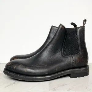 Frye Bowery Black Brown Men’s Chelsea Boot 9 1/2 D