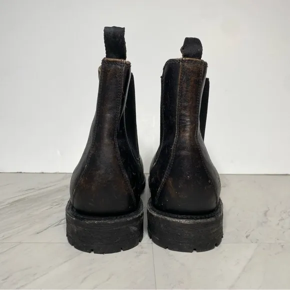 Frye Bowery Black Brown Men’s Chelsea Boot 9 1/2 D