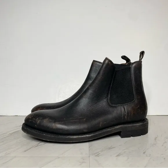 Frye Bowery Black Brown Men’s Chelsea Boot 9 1/2 D