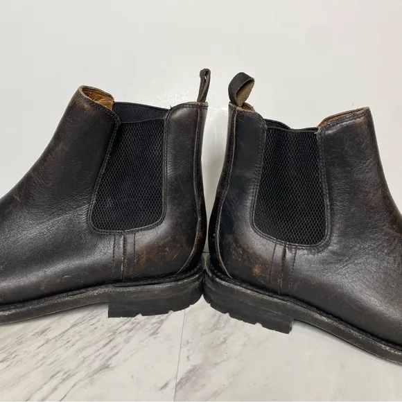 Frye Bowery Black Brown Men’s Chelsea Boot 9 1/2 D