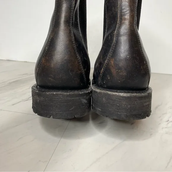 Frye Bowery Black Brown Men’s Chelsea Boot 9 1/2 D