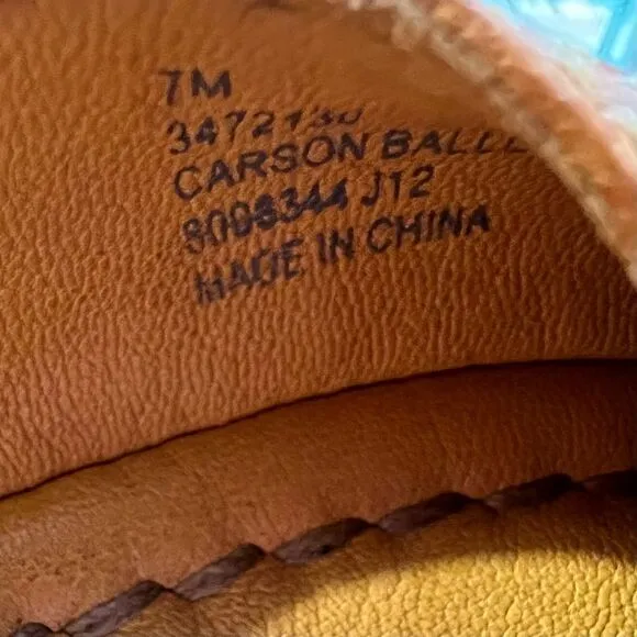 FRYE Carson Yellow Marigold Ballet Flats | Size 7