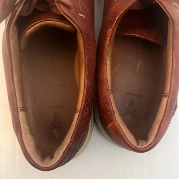 Frye Chambers Low Top Leather Lace-Up Sneakers Size 8