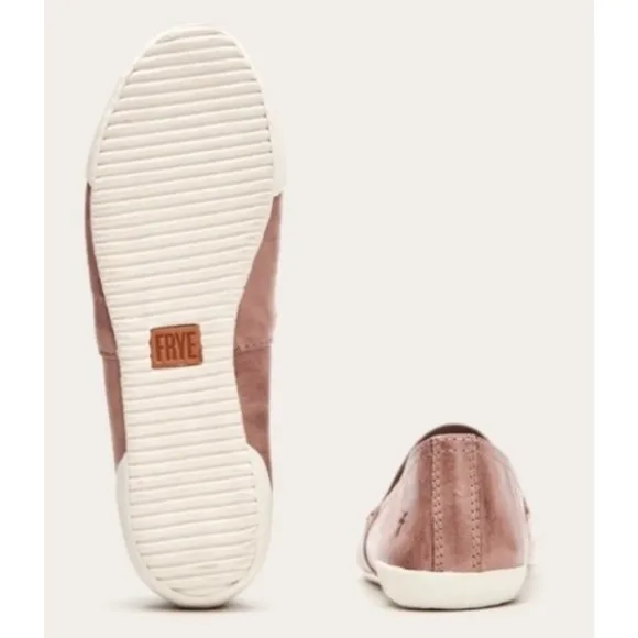 FRYE • Dusty Rose Genuine Leather Melanie Slip-On Flats