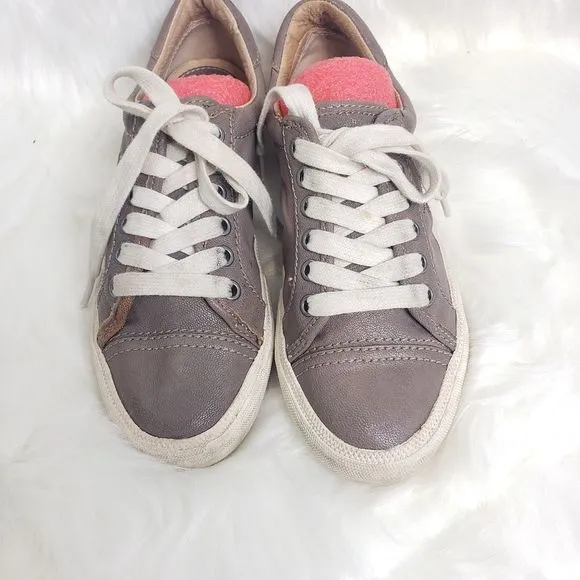 Frye Kira Low Top Leather Sneakers Size 6.5