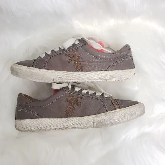 Frye Kira Low Top Leather Sneakers Size 6.5