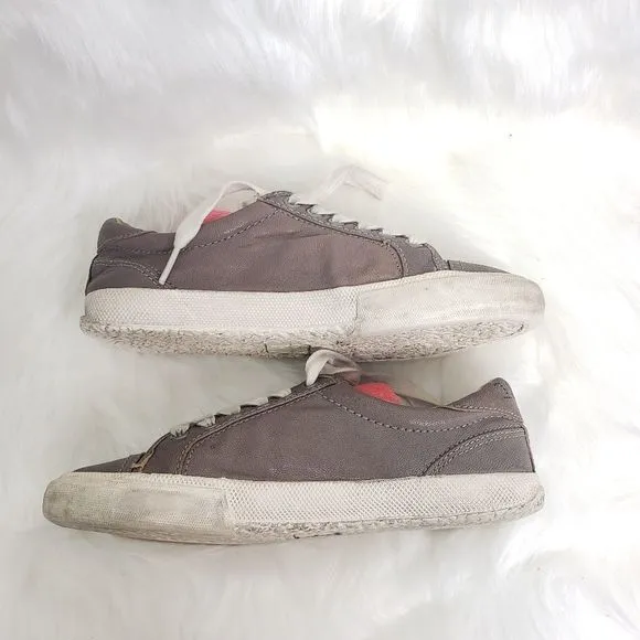 Frye Kira Low Top Leather Sneakers Size 6.5