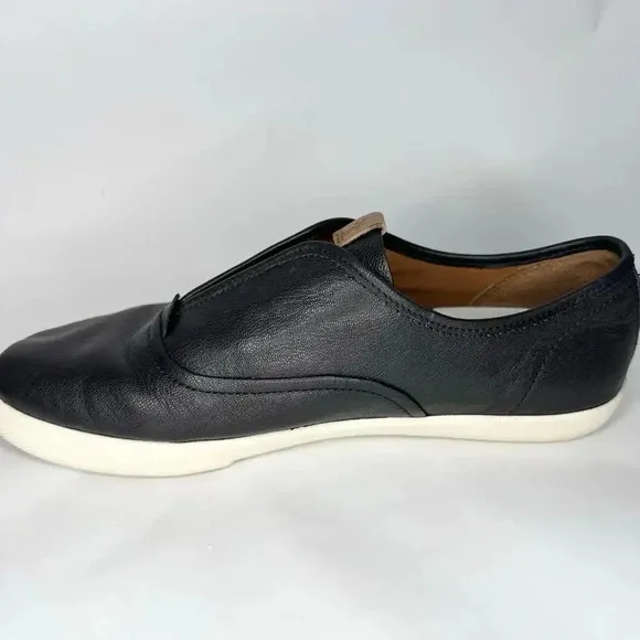 Frye Maya Slip On Sneakers Leather | Black | SZ 9.5