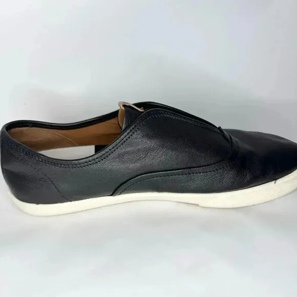 Frye Maya Slip On Sneakers Leather | Black | SZ 9.5