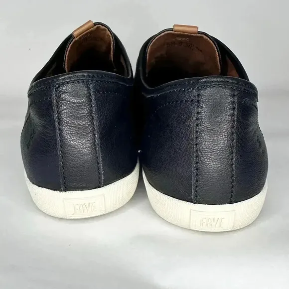 Frye Maya Slip On Sneakers Leather | Black | SZ 9.5