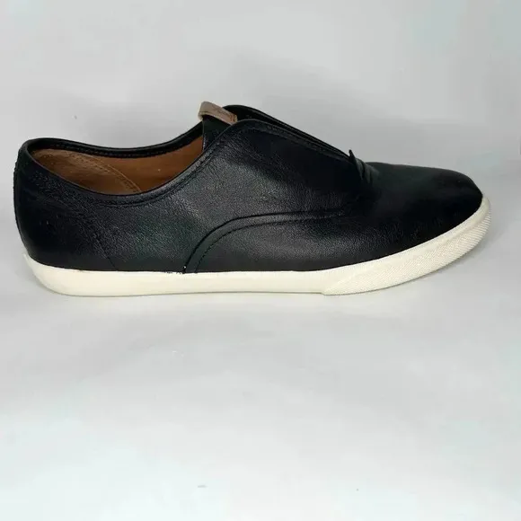 Frye Maya Slip On Sneakers Leather | Black | SZ 9.5