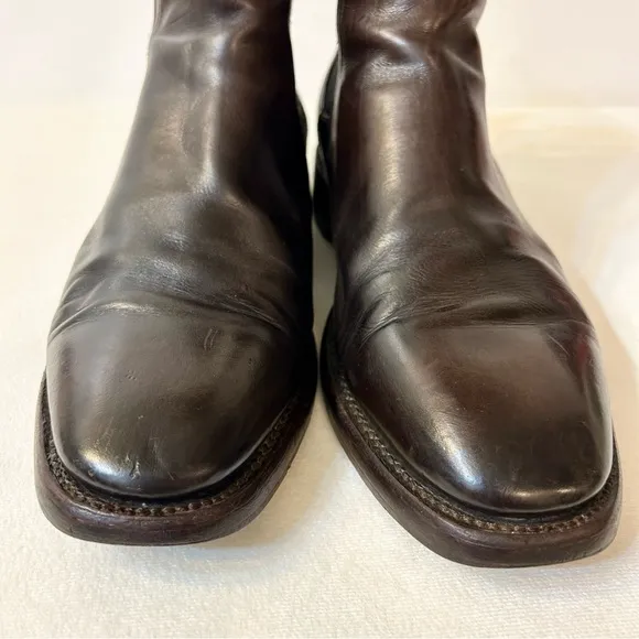 Frye Men’s Weston Chelsea Boot Dark Brown Size 9.5D