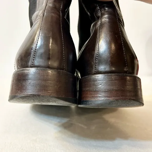 Frye Men’s Weston Chelsea Boot Dark Brown Size 9.5D