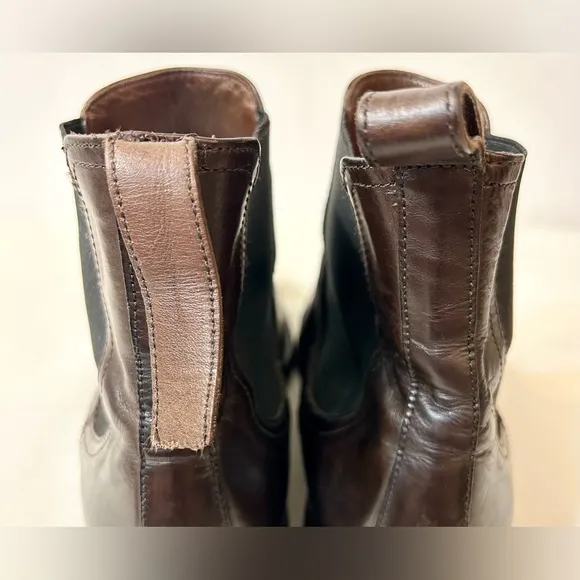 Frye Men’s Weston Chelsea Boot Dark Brown Size 9.5D