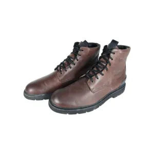 FRYE Men's Terra US 9,5 Cognac Brown Leather Lace-Up Chukka Combat Boots