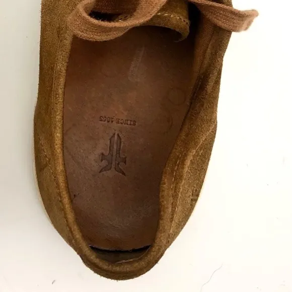 Frye Patton Low-Top Lace-Up Brown Suede Men’s Sneakers