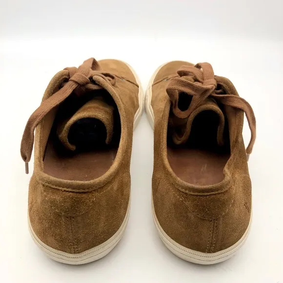 Frye Patton Low-Top Lace-Up Brown Suede Men’s Sneakers