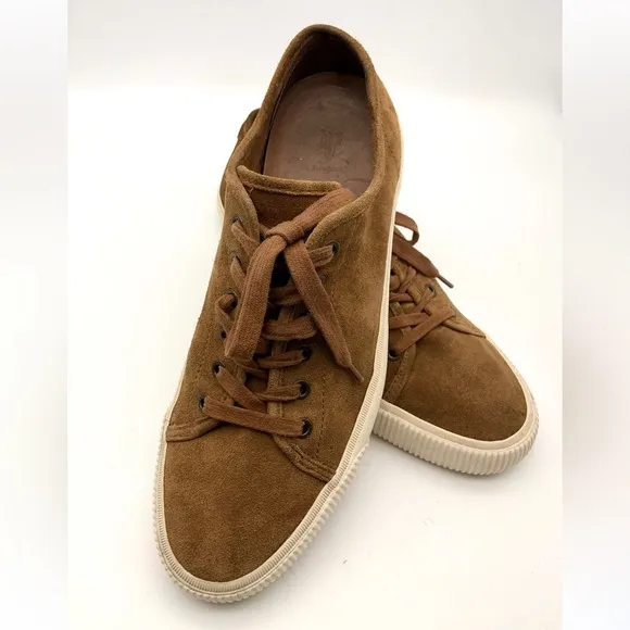 Frye Patton Low-Top Lace-Up Brown Suede Men’s Sneakers
