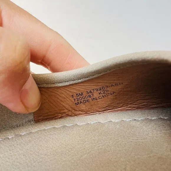 Frye Regina ballet flats, Beige/Sage, Size 7.5