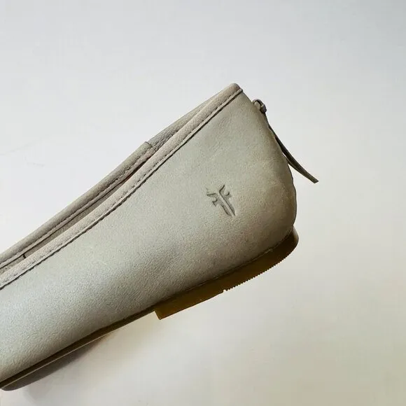 Frye Regina ballet flats, Beige/Sage, Size 7.5