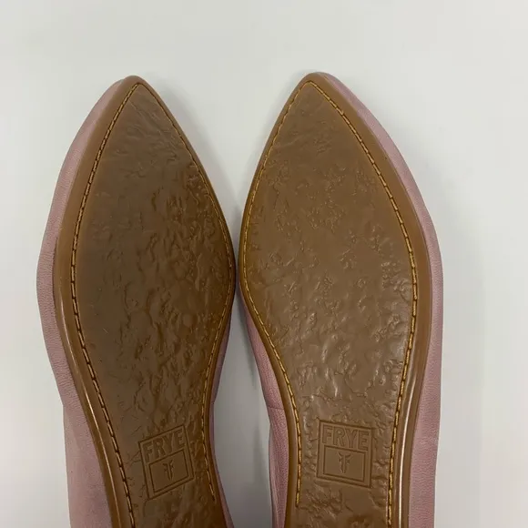 Frye Regina Leather Pointed Ballet Flats Shoes Women 6 1/2
