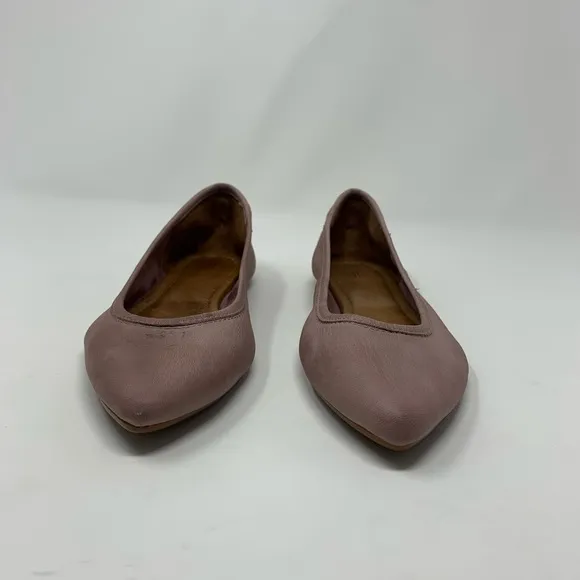 Frye Regina Leather Pointed Ballet Flats Shoes Women 6 1/2